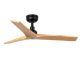 Ventilator aplicat tavan cu telecomanda KLIM S 92,5cm, negru/ pin