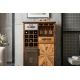 Dulapuri - Bar vintage ATELIER 120cm, lemn de pin natural