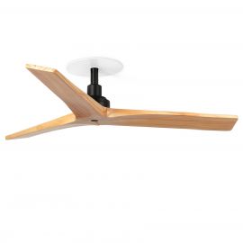 Lustre cu ventilator - Ventilator incastrat tavan cu telecomanda KLIM S 92,5cm, negru/ pin