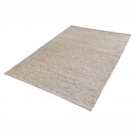 Covor WOOL 240x160cm gri argintiu din lana