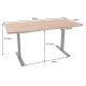 Birouri - Birou cu inaltime reglabila electrica Mammut 180cm, salcam