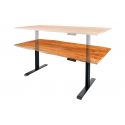 Birou cu inaltime reglabila electrica Mammut 180cm, salcam