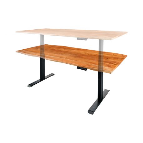Birouri - Birou cu inaltime reglabila electrica Mammut 180cm, salcam