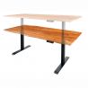 Birou cu inaltime reglabila electrica Mammut 120cm, salcam
