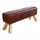 Banchete-Tabureti - Bancheta din lemn si piele naturala BOCK 120cm