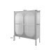 Vitrine - Vitrina moderna din metal si sticla Amsterdam 105cm