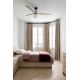Lustre cu ventilator - Lustra cu Ventilator Smart sisitem Tuya cu telecomanda KLIM L 150cm, negru/ pin