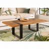 Masuta design industrial Iron Craft 100cm Mango