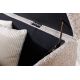 Banchete-Tabureti - Bancheta tapitata cu spatiu de depozitare Extravagancia 140cm, boucle champagne greige