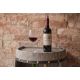 Biblioteci-Rafturi - Raft jumătate de butoi de vin, Bodega 80cm pin natur