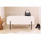 Banchete-Tabureti - Bancheta tapitata cu spatiu de depozitare LOFT 100cm boucle white