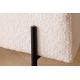 Banchete-Tabureti - Bancheta tapitata cu spatiu de depozitare LOFT 100cm boucle white