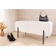 Banchete-Tabureti - Bancheta tapitata cu spatiu de depozitare LOFT 100cm boucle white
