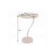 Masute Living - Masuta auxiliara cu aspect deosebit Leaf 40cm, auriu