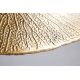 Masute Living - Masuta auxiliara cu aspect deosebit Leaf 40cm, auriu