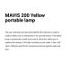 Lampi decorative si solare - Lampa de exterior portabila IP54 MAVIS 200 galbena
