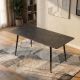 Mese dining - Masa dining cu blat ceramic Milano gri 140x80cm