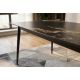 Mese dining - Masa dining cu blat ceramic Milano Aurora Oro 140x80cm