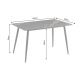 Mese dining - Masa dining cu blat ceramic Milano Aurora Oro 140x80cm