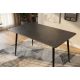 Mese dining - Masa dining cu blat ceramic Milano gri 120x80cm