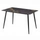 Mese dining - Masa dining cu blat ceramic Milano Aurora Oro 120x80cm