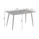 Mese dining - Masa dining cu blat ceramic Milano Aurora Oro 120x80cm