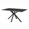 Masa dining cu blat ceramic GALAXIE gri 160x90cm