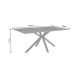 Mese dining - Masa dining cu blat ceramic GALAXIE gri 160x90cm