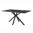 Masa dining cu blat ceramic GALAXIE Aurora Oro 160x90cm
