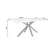 Mese dining - Masa dining cu blat ceramic GALAXIE alb 160x90cm