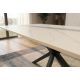 Mese dining - Masa dining cu blat ceramic GALAXIE alb 160x90cm