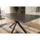 Mese dining - Masa dining cu blat ceramic GALAXIE gri 180x90cm