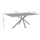 Mese dining - Masa dining cu blat ceramic GALAXIE gri 180x90cm