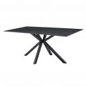Masa dining cu blat ceramic GALAXIE gri 180x90cm