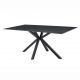Masa dining cu blat ceramic GALAXIE gri 180x90cm
