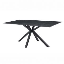 Masa dining cu blat ceramic GALAXIE gri 180x90cm
