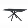 Masa dining cu blat ceramic GALAXIE gri 180x90cm