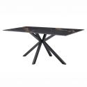 Masa dining cu blat ceramic GALAXIE Aurora Oro 180x90cm