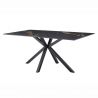 Masa dining cu blat ceramic GALAXIE Aurora Oro 180x90cm