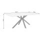 Mese dining - Masa dining cu blat ceramic GALAXIE Alb 180x90cm