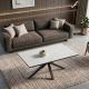 Masute Living - Masuta de cafea cu blat ceramic GALAXIE Alb 100x60cm