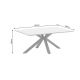 Masute Living - Masuta de cafea cu blat ceramic GALAXIE Alb 100x60cm
