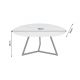 Masute Living - Masuta de cafea cu blat ceramic alb MARVELOUS 70cm