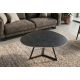 Masute Living - Masuta de cafea cu blat ceramic gri MARVELOUS 90cm