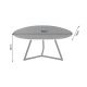 Masute Living - Masuta de cafea cu blat ceramic gri MARVELOUS 90cm