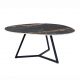 Masute Living - Masuta de cafea cu blat ceramic Aurora Oro MARVELOUS 90cm