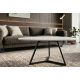 Masute Living - Masuta de cafea cu blat ceramic alb MARVELOUS 90cm