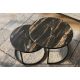 Masute Living - Set de 2 masute cu blat ceramic Aurora Oro ELEGANCE 75cm