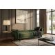 Canapele - Canapea extensibila, Catifea Vogue verde muschi, Maison Belle Affaire 220cm