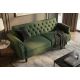 Canapele - Canapea extensibila, Catifea Vogue verde muschi, Maison Belle Affaire 220cm